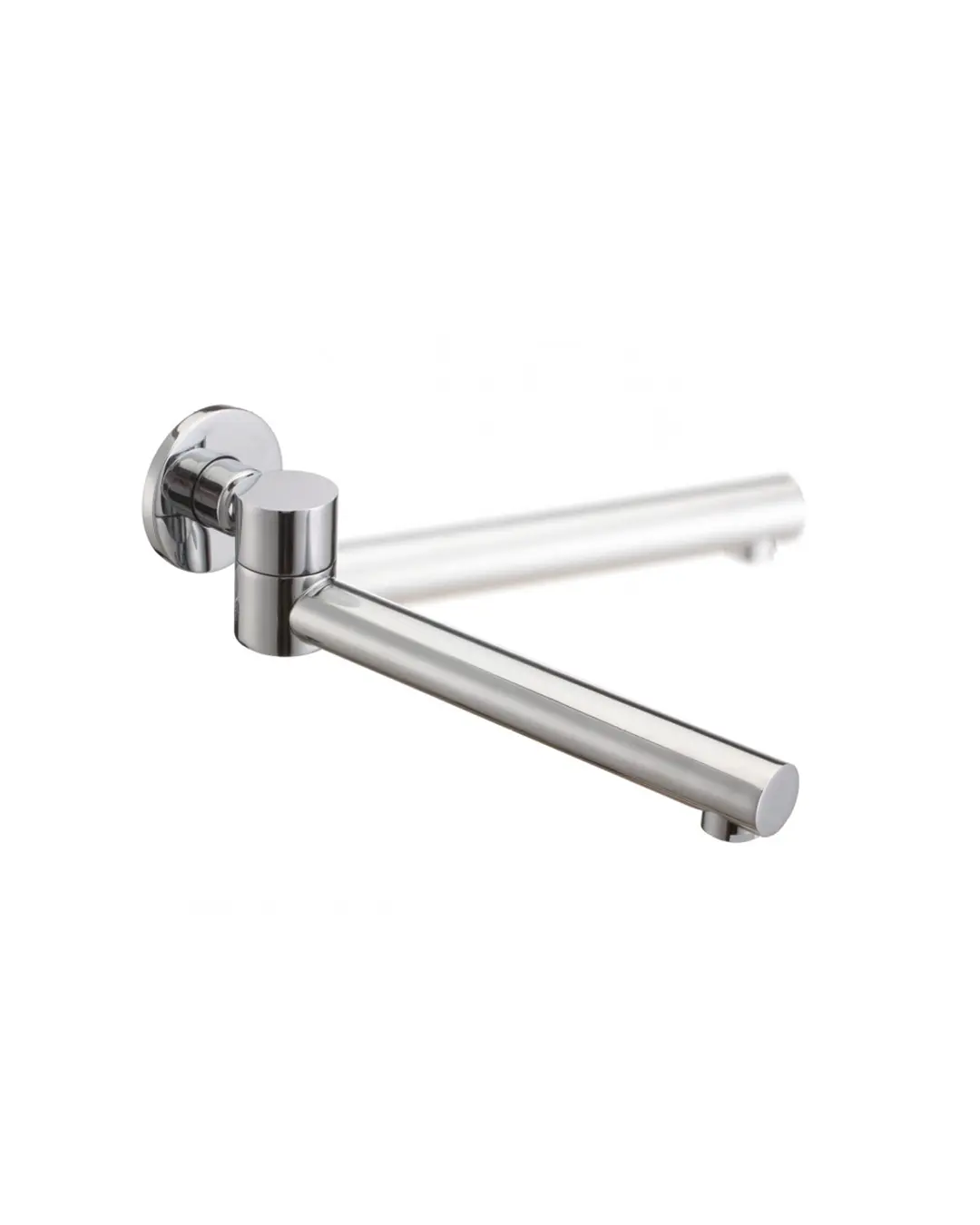 Pentro Chrome Swivel Round Bath Spout