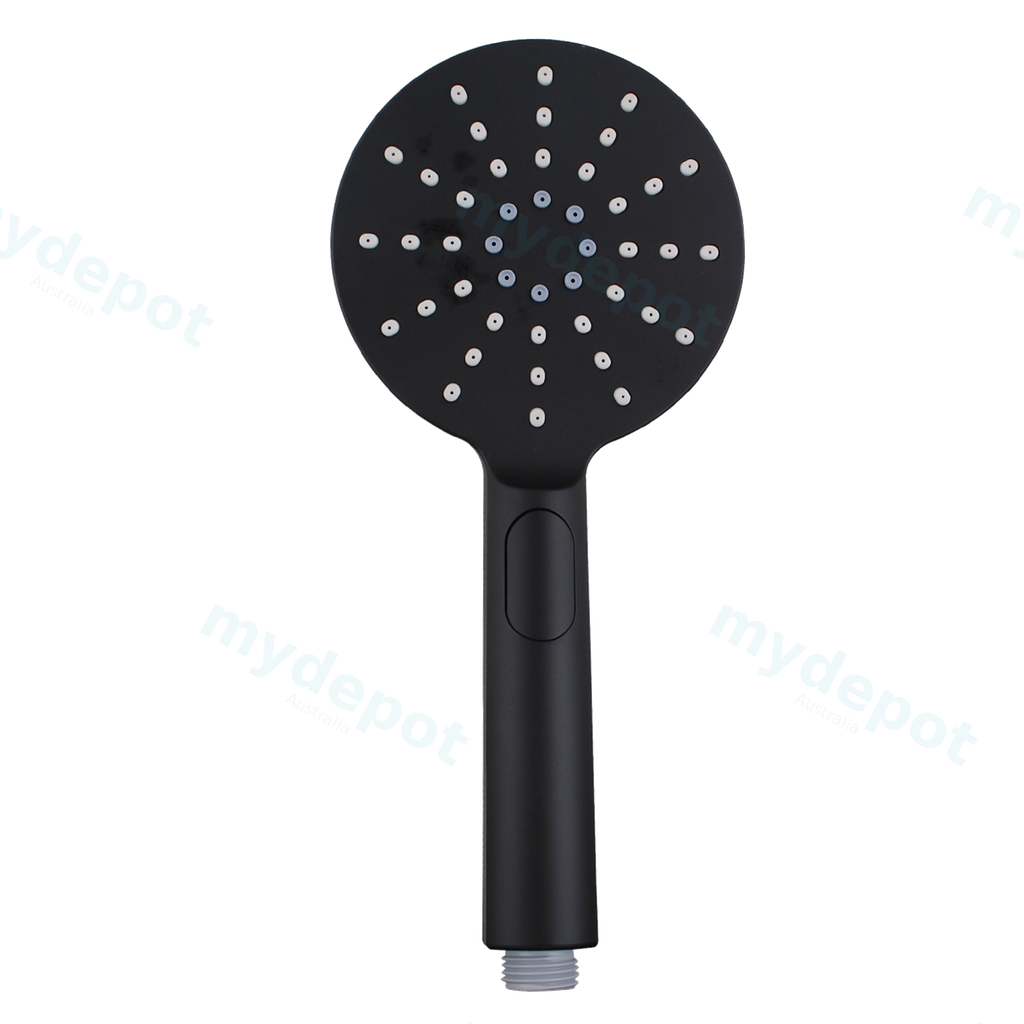 [40766] Pentro Round Matte Black ABS Sprayer Head