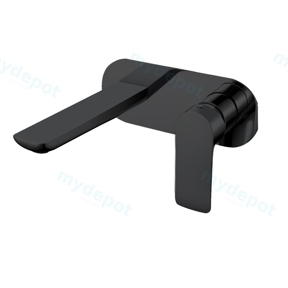 [41068] Persano Matte Black Mixer with Spout