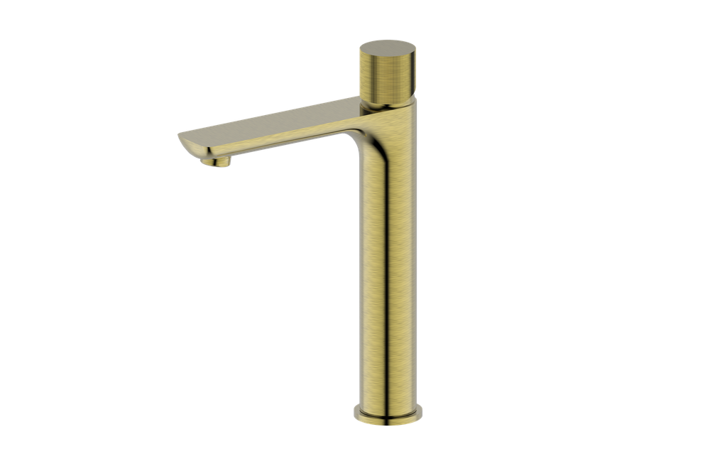 [55190] Qi Luxus Tower Basin Mixer Brushed Gold
