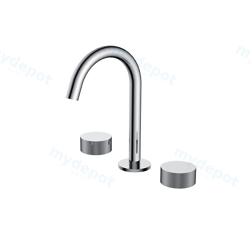 [55175] Qi Rund Wall Top Assembly Ceramic Quarter Turn Disc Spindles Chrome