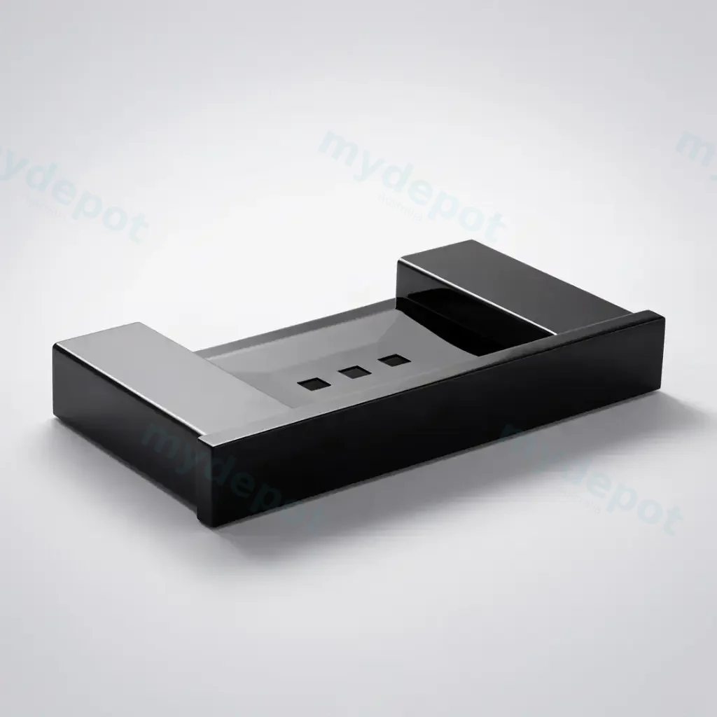 [43612] Rosa Metal Soap Holder(Matt Black)