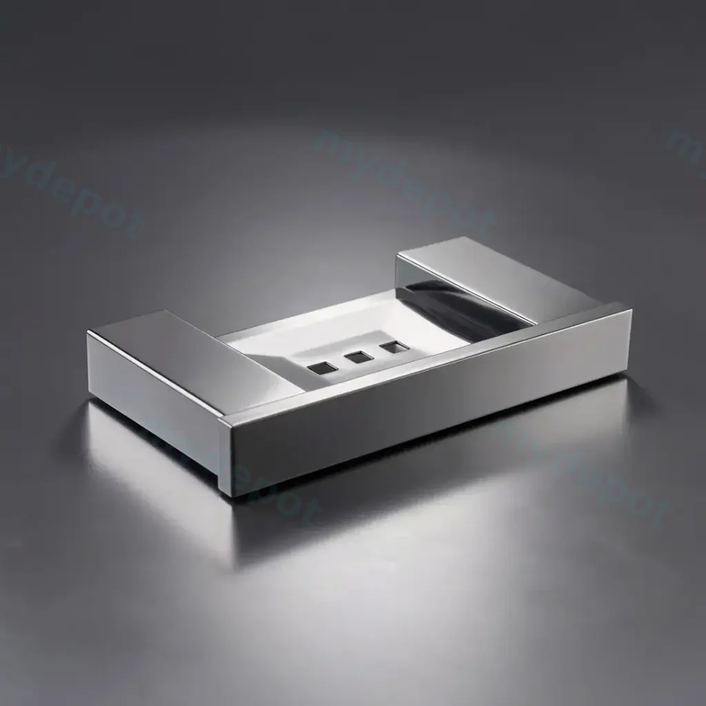 [43611] Rosa Metal Soap Holder(Mirror Polish)