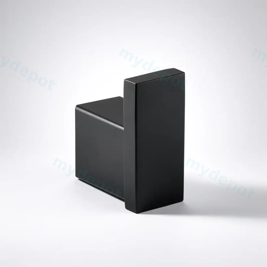 [43608] Rosa Robe Hook SS304 Stainless Steel(Matt Black)