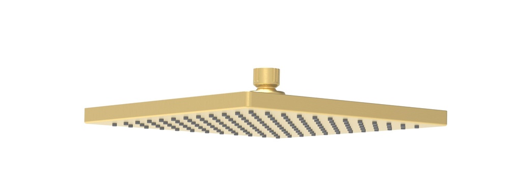 [44441] Rosa Square Overhead Shower 250mm Brushed Gold