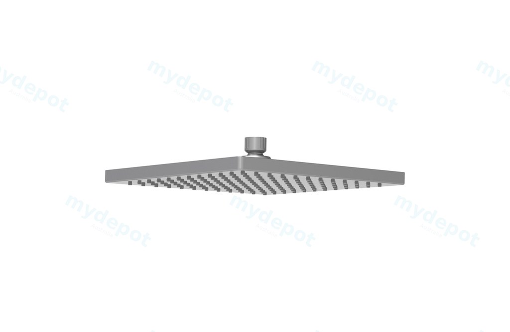 Rosa Square Overhead Shower 250mm Gun Metal