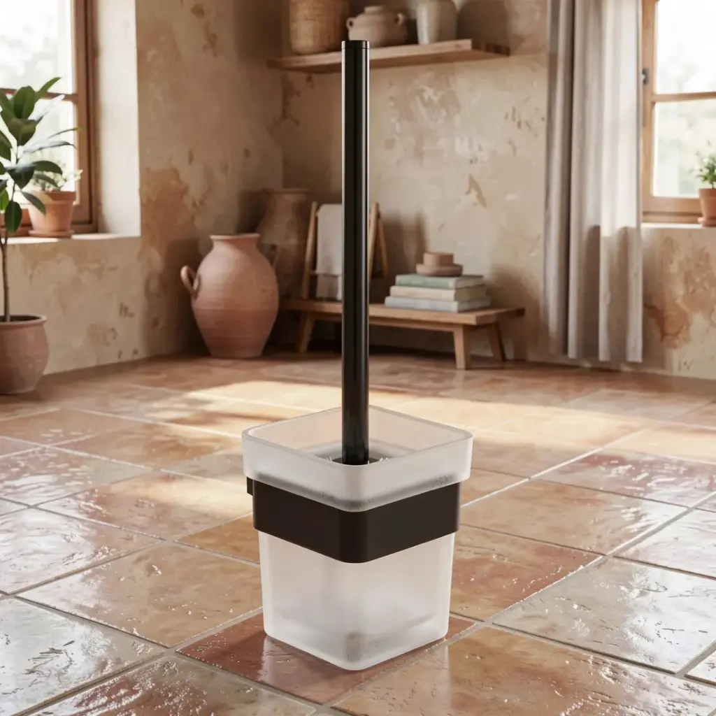 Rosa Toilet Brush Holder SS304 Stainless Steel (Matte Black)