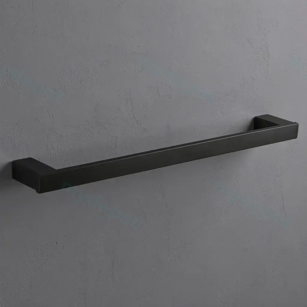 [43619] Rosa Single Towel Rail 750mm SS304 Stainless Steel(Matt Black)