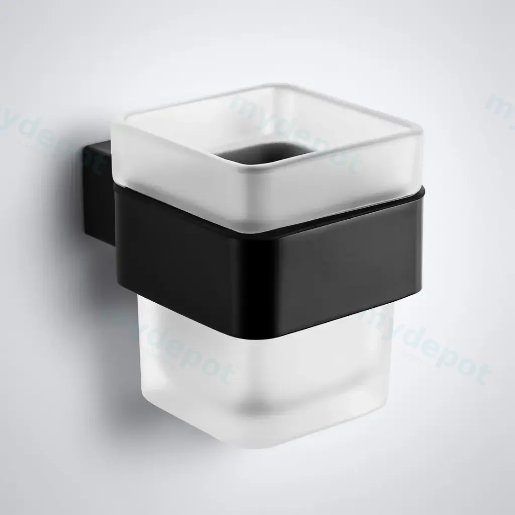 [43609] Rosa Tumbler Holder Single SS304 Stainless Steel(Matte Black)
