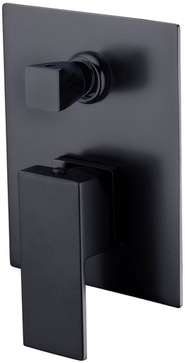 Rosa Wall Mixer With Diverter(Matt Black)