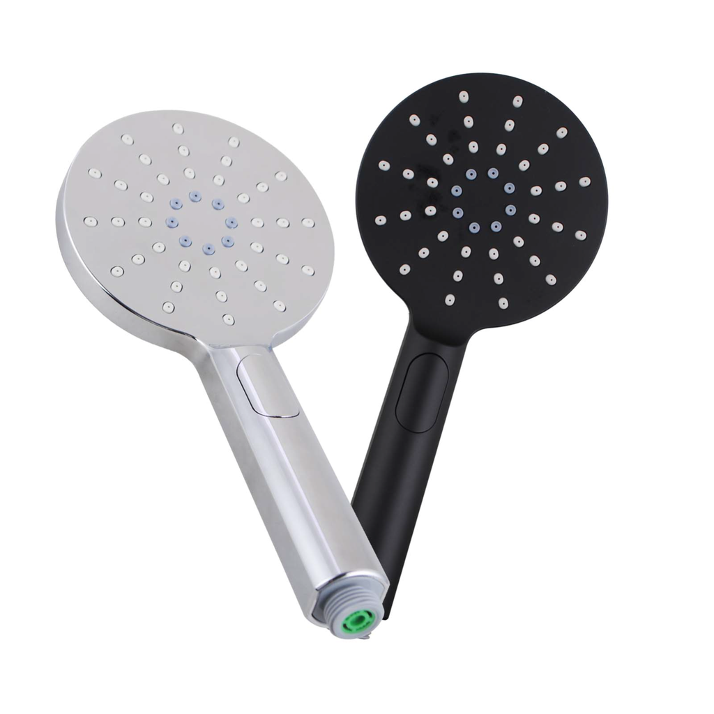 [40365] Round Black Handheld Shower(ABS)