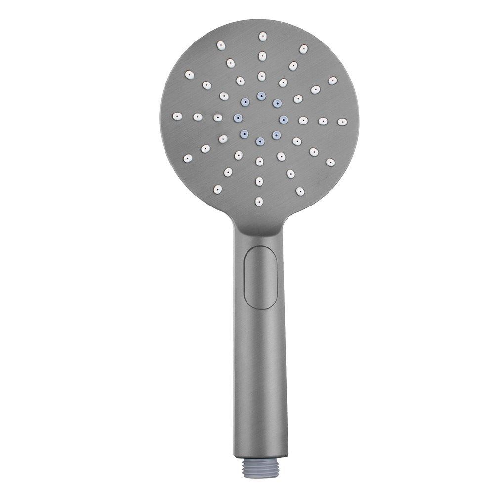[41154] Round Brushed Nickel Handheld Shower(ABS)