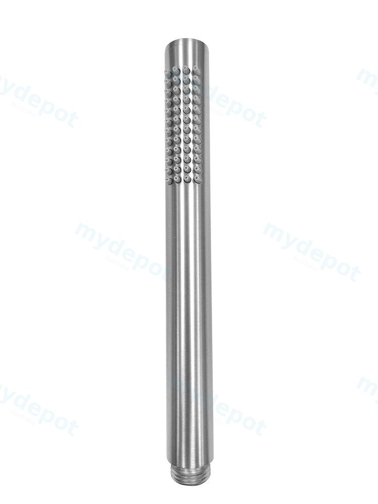 [41256] Round Brushed Nickel Single Function Handheld Shower (Brass)