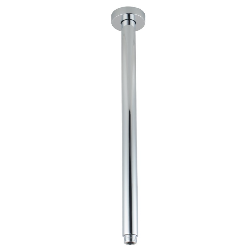 Round Chrome Ceiling Shower Arm 400mm