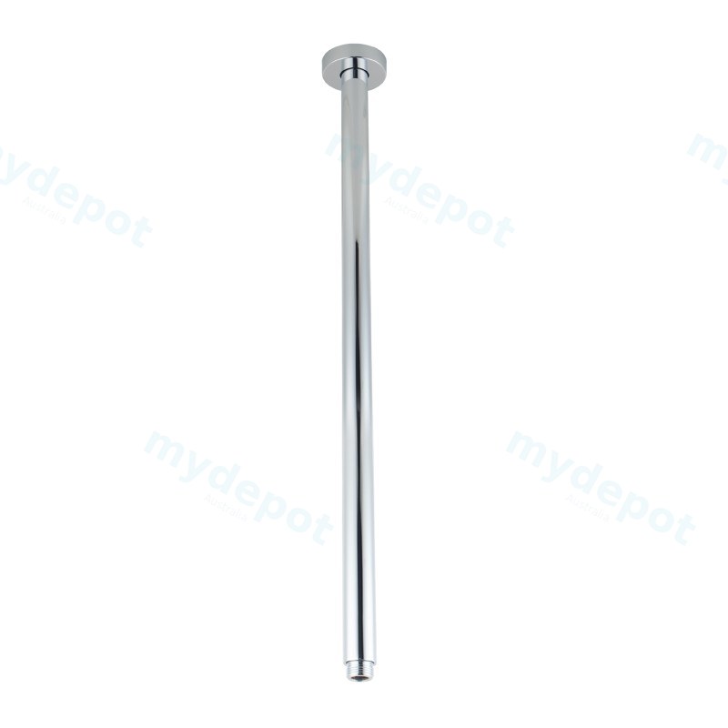 Round Chrome Ceiling Shower Arm 600mm