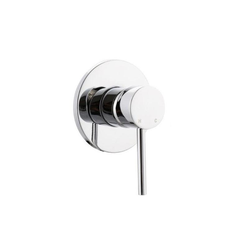 Round Chrome Shower Mixer