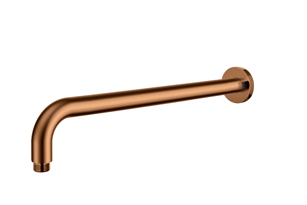 [44945] Round Horizontal Shower Arm Brushed Copper