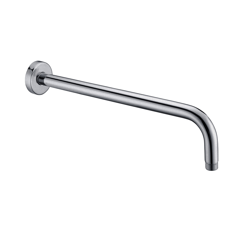 Round Shower Arm Brushed Nickel