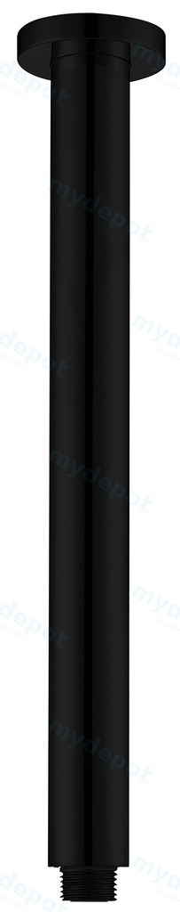 Round Vertical Shower Arm(Matt Black)