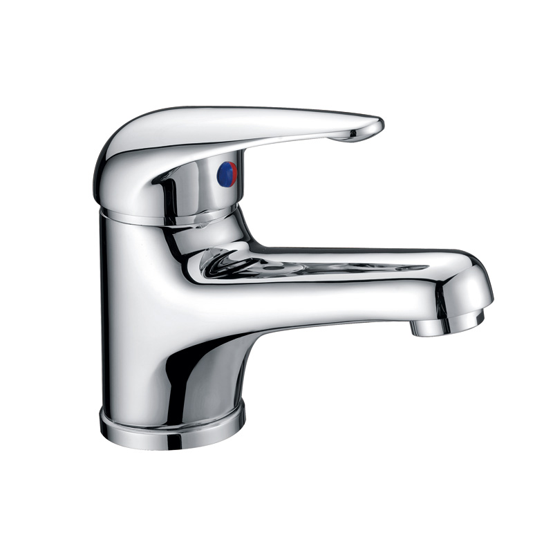 Ruby Slim Rectangle Handle Basin Mixer Lead Free