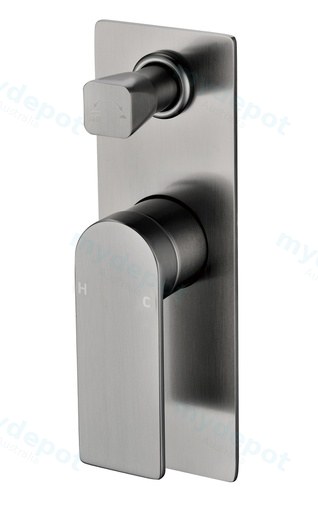 [43772] Ruki Gunmetal Wall Mixer With Diverter Lead Free