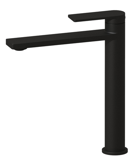 Ruki High Rise Basin Mixer Matt Black Lead Free