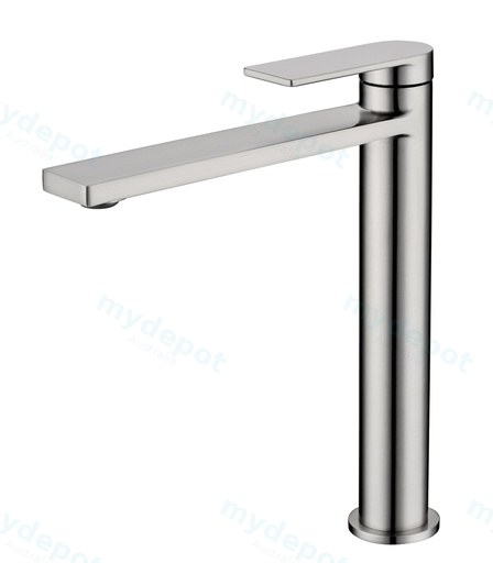 [43761] Ruki High Rise Basin Mixer Brushed Nickel Lead Free