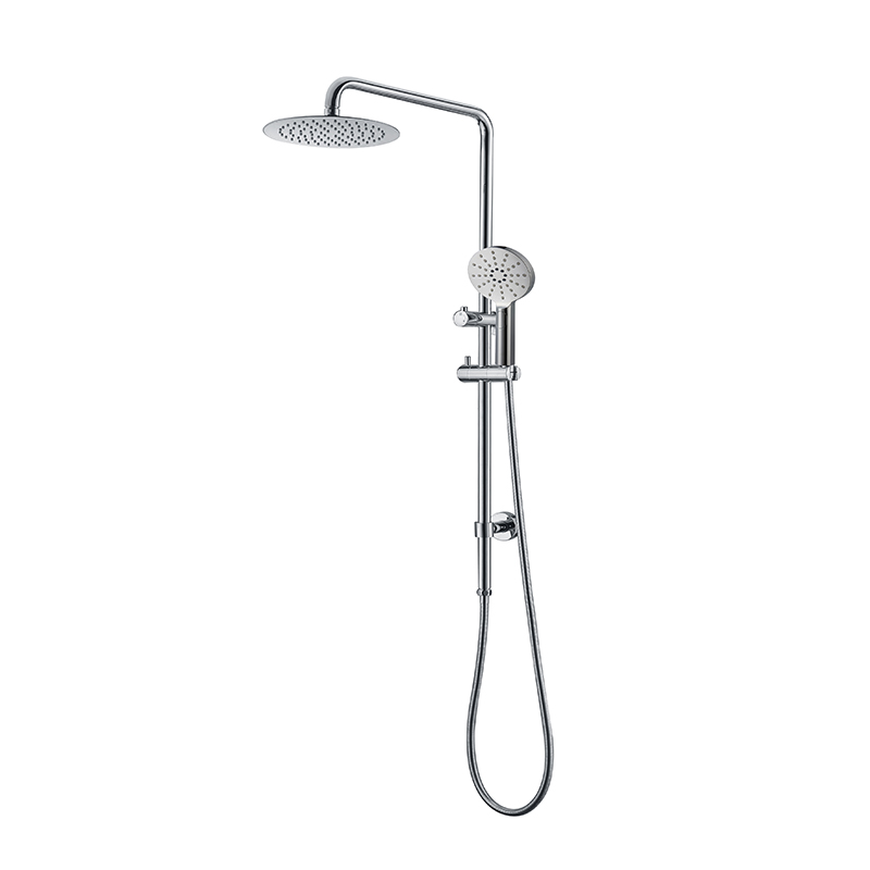 Rund Chrome Sliding Railwith 3 Spray Function Hand Shower