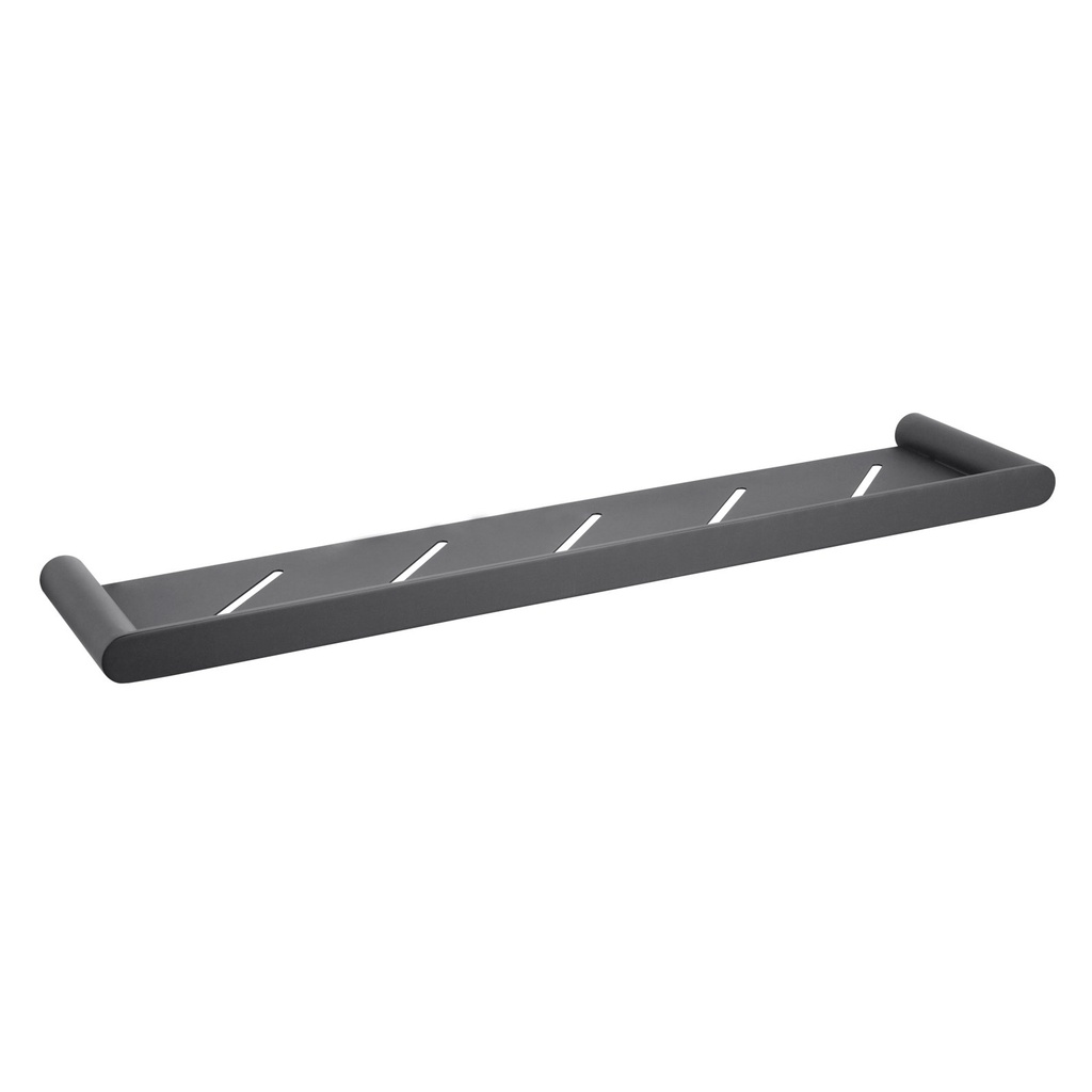 [40059] Rushy Black Round Stainless Steel Shelf