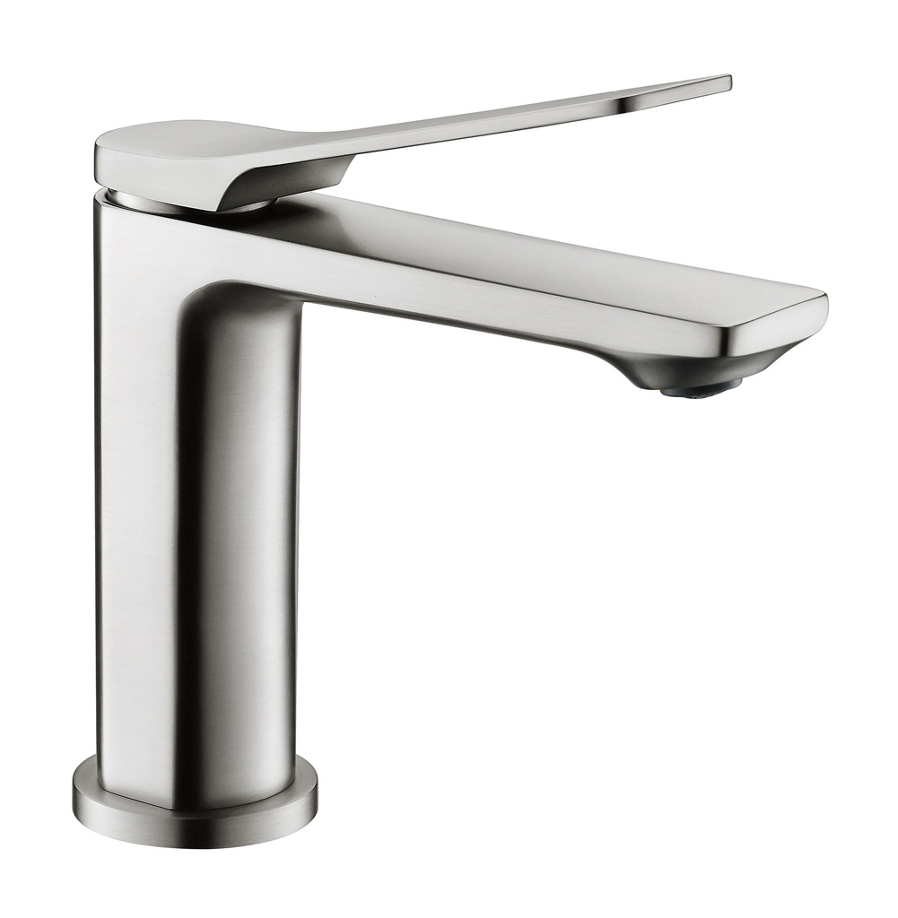 Rushy Brushed Nickel Basin Mixer