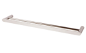 Rushy Brushed Nickel Double Towel Rail 800mm