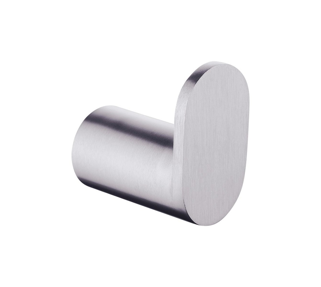 Rushy Brushed Nickel Round Robe Hook