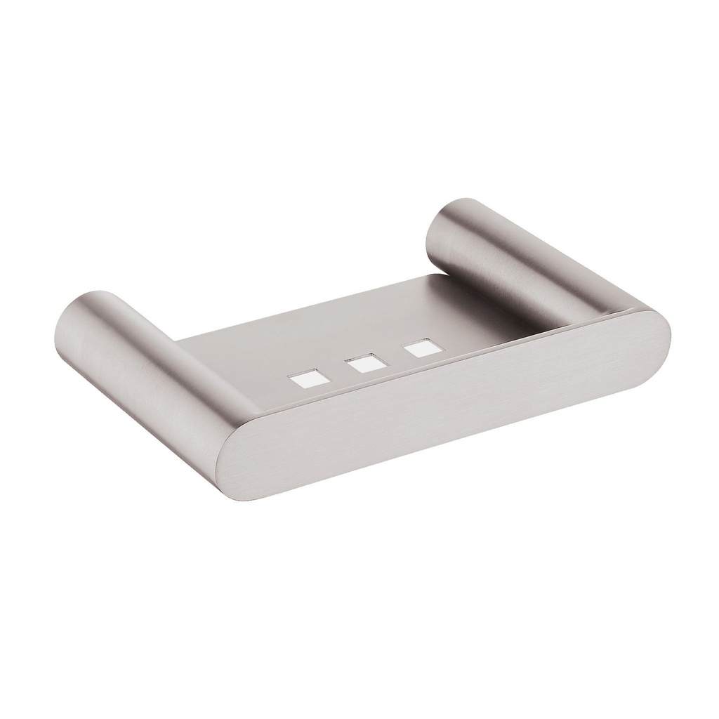 [40049] Rushy Brushed Nickel Soap Dish Holder