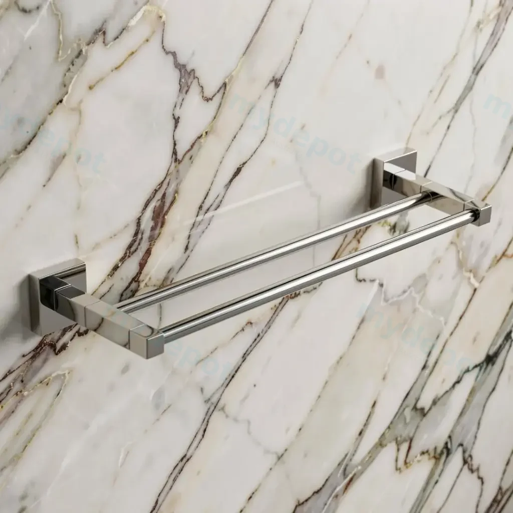 [43686] Sara Double Towel Rail 750 mm(Chrome)