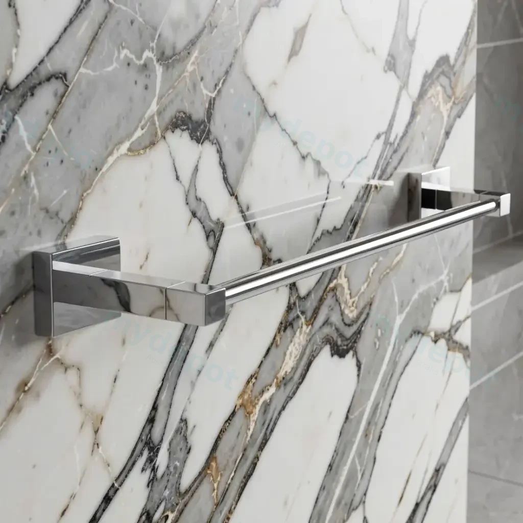 [43687] Sara Single Towel Rail 600 mm(Chrome)