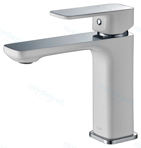 [43162] Seto Basin Mixer (Chrome & White)