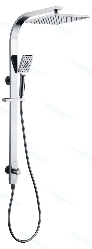 [43392] Seto Twin Shower Set Multifunction Square 250mm(Chrome)