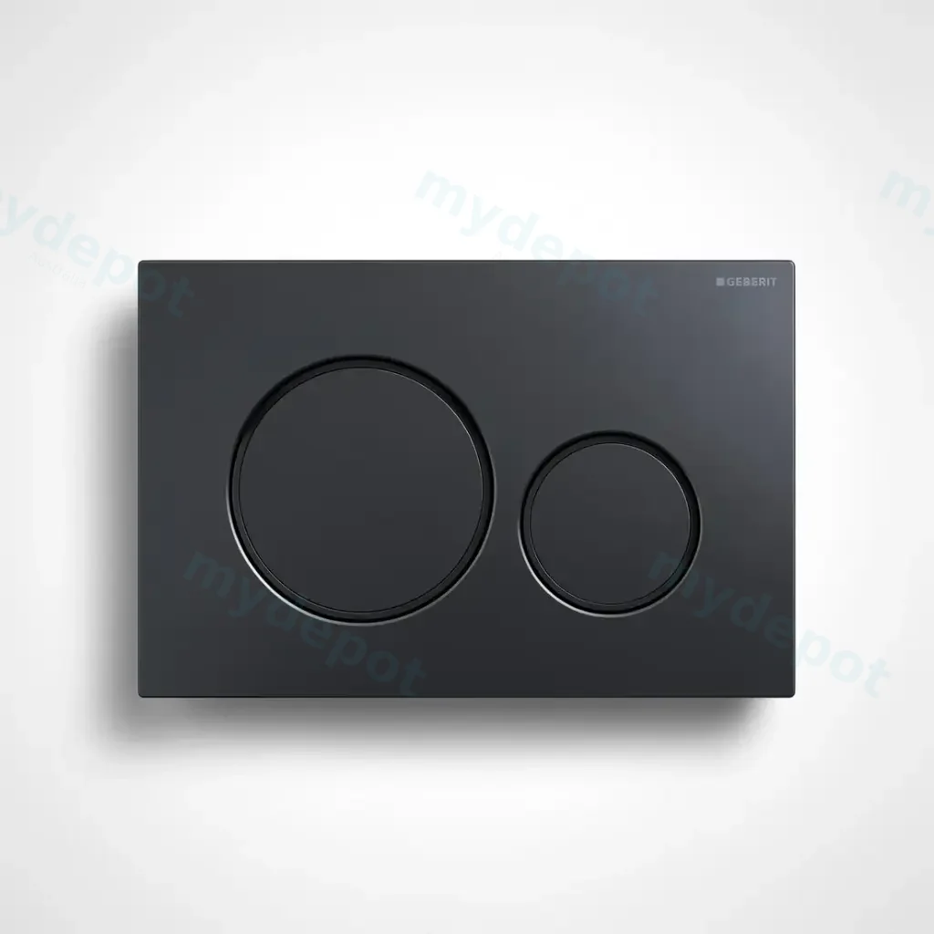 [50206] Sigma20 Matt Black Plate With Black Trim