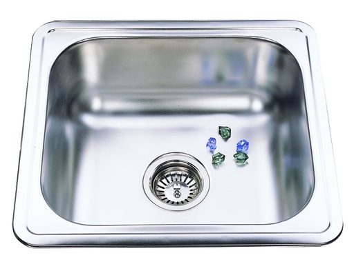 [43017] Single Bowl Sink 490 x 440mm(304 Stainless Steel)