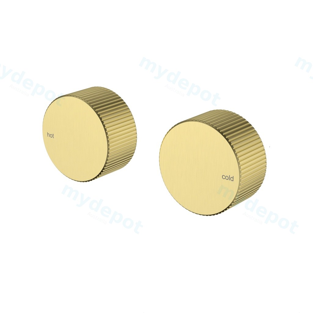 [44824] Soko 1/4 Turn C/D Wall Top Assembly Brushed Gold