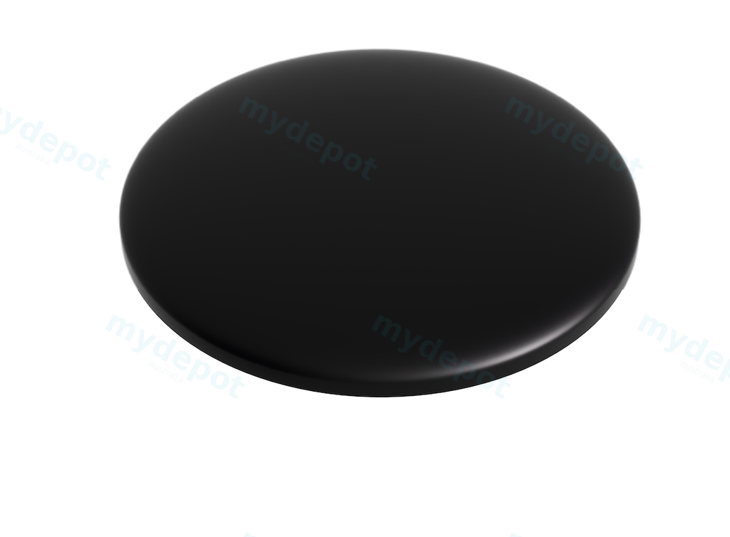 [55010] Solid Surface Bathtub Waste Cap Matt Black