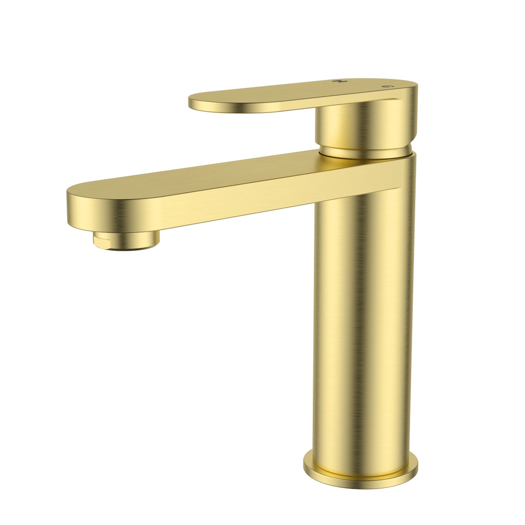 Sora SS Basin Mixer Brushed Gold