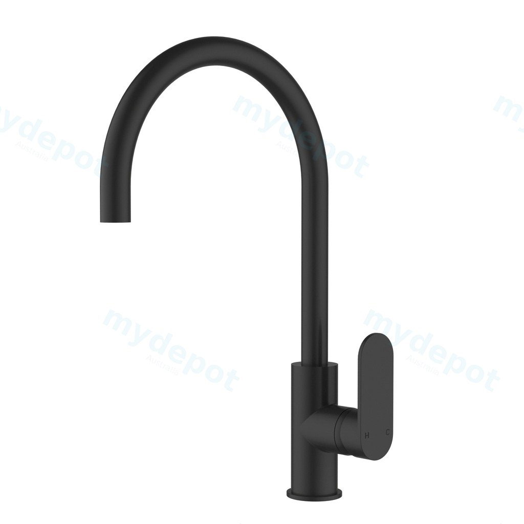 [44862] Sora SS Sink Mixer Matt Black