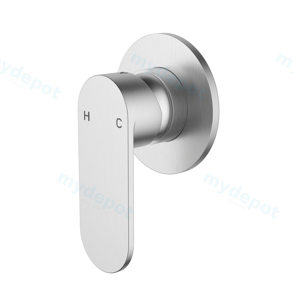 [44879] Sora SS Wall Mixer Trim Kits Brushed Stainless Steel