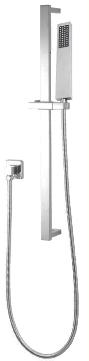 Square B Hand Shower Rail without Handheld Shower