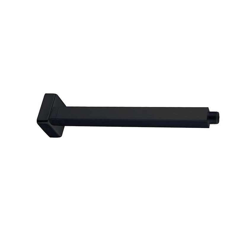 [55130] Square Ceiling Shower Arm 300mm Matte Black
