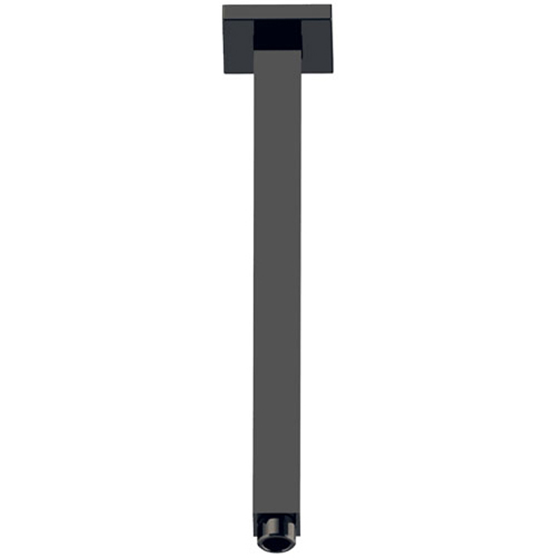 Square Vertical Shower Arm(Matt Black)