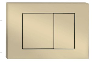 Stainless Steel Square Push Plate Brushed Gold