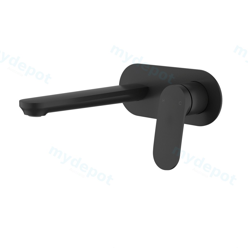 [44804] Sulu II Wall Basin Mixer Trim Kits Matt Black