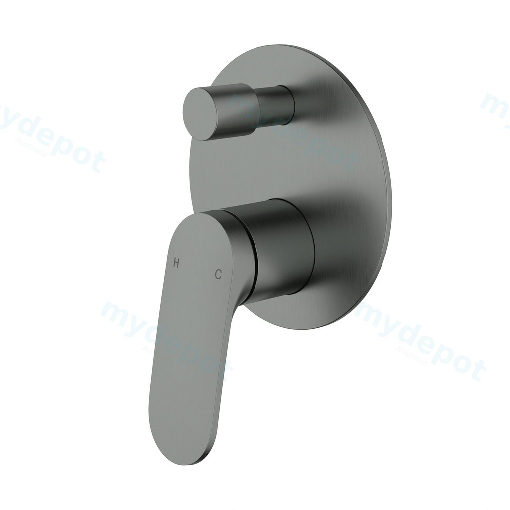 [44796] Sulu II Wall Diverter Mixer Trim Kits Gun Metal